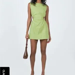 Princess Polly | Dresses | Elegant Green Sleeveless Dress | Poshmark